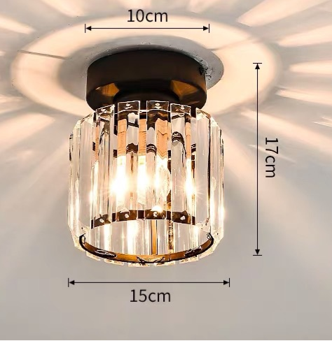 Skanto | Taklampe Krystall Flush Mount Moderne Armatur