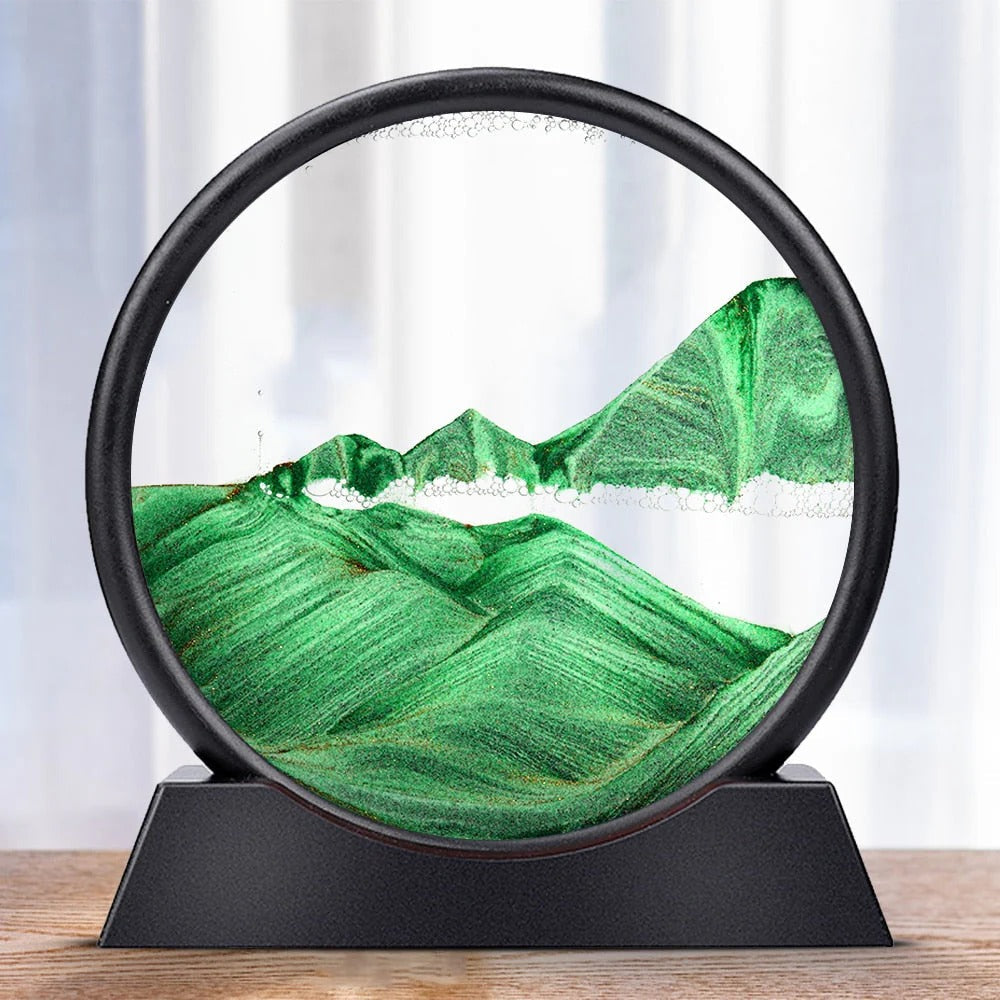 Skanto | Flyttende Sand Kunstskulptur med LED
