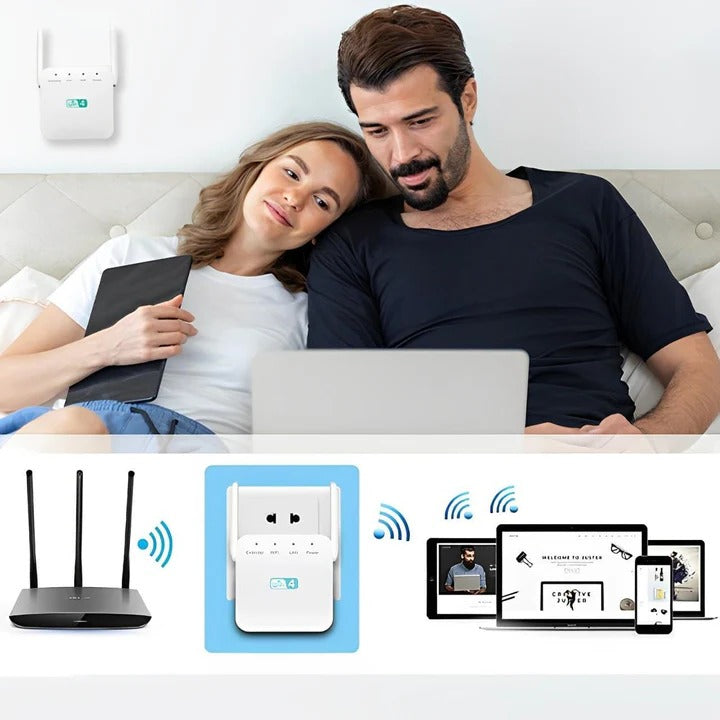 Skanto | Kraftig langdistanse WiFi-repeater