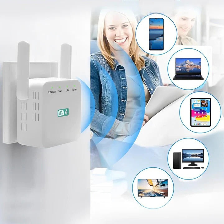 Skanto | Kraftig langdistanse WiFi-repeater