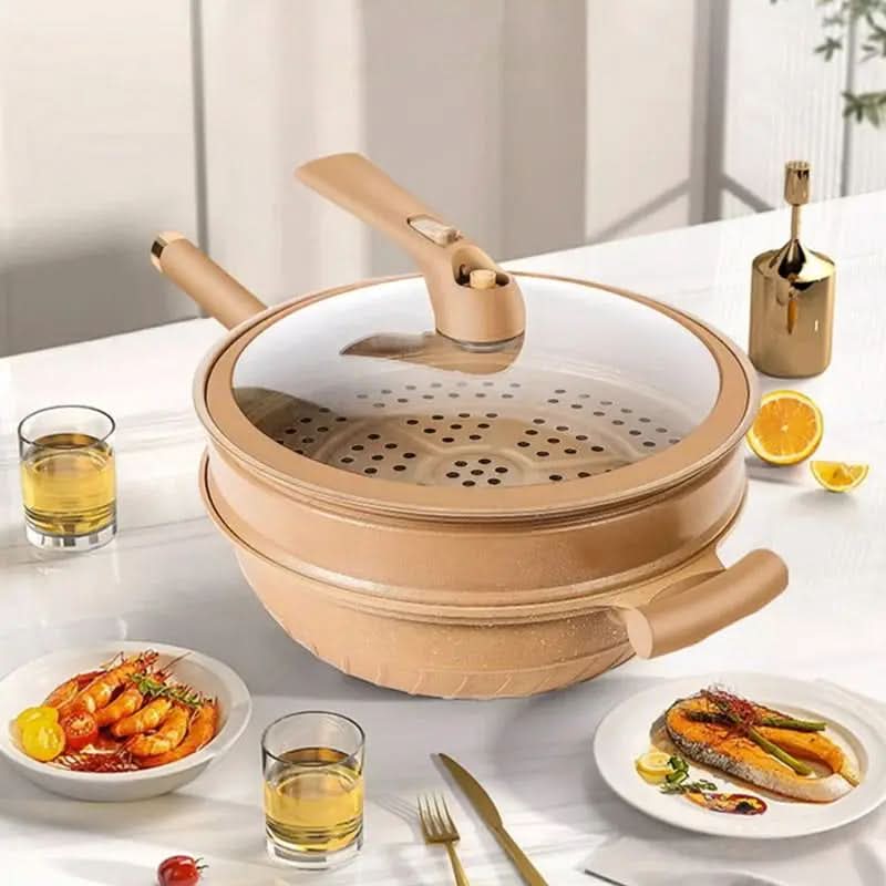 VEGA - UltraSmart Wok Pro med Dampfgareinsatz