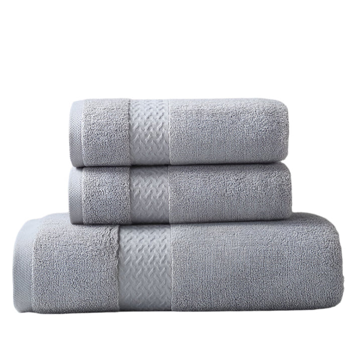Skanto | 100% egyptisk bomull badehåndkle 70x140cm - grå