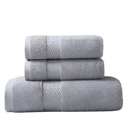 Skanto | 100% egyptisk bomull badehåndkle 70x140cm - grå