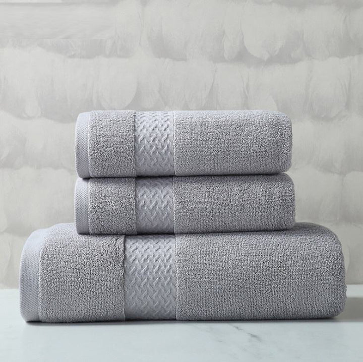 Skanto | 100% egyptisk bomull badehåndkle 70x140cm - grå
