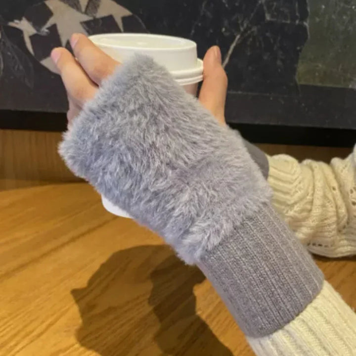 Unisex Fleece Fingerless Gloves – Varme, Myke og Funksjonelle | Skanto