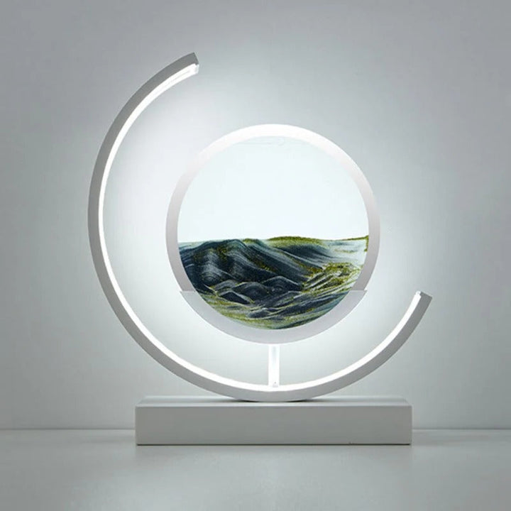 Skanto | 3D Timeglass LED-lampe, fengslende sandkunst for hjemmedekorasjoner