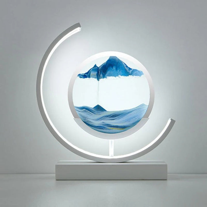 Skanto | 3D Timeglass LED-lampe, fengslende sandkunst for hjemmedekorasjoner