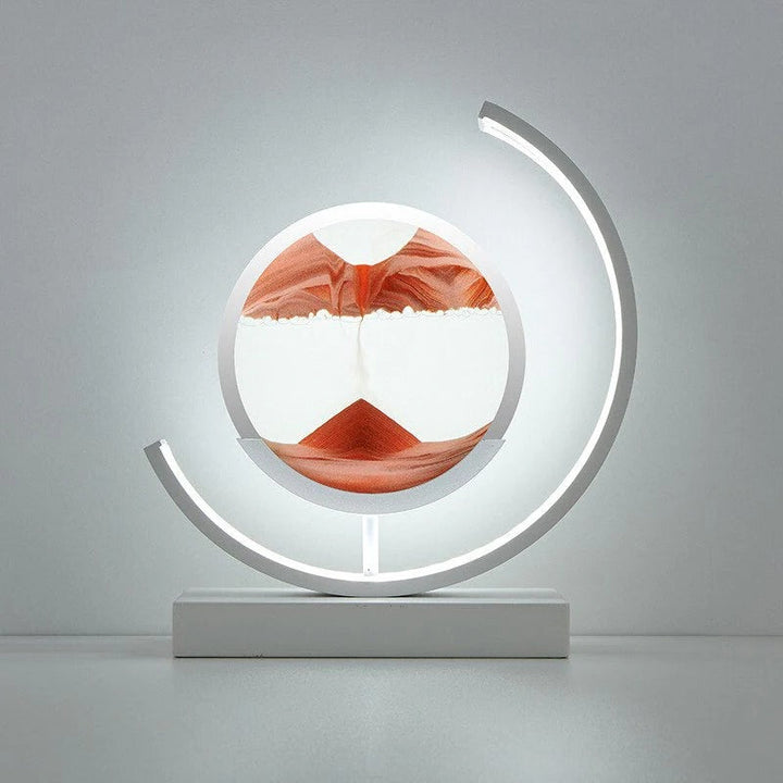 Skanto | 3D Timeglass LED-lampe, fengslende sandkunst for hjemmedekorasjoner