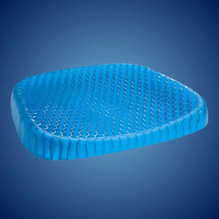 DrukFri Orthopedisk Gel Seteforhøyelse – Pustende Honningkakedesign for Halebein og Ryggsmerter Lindre | Skanto