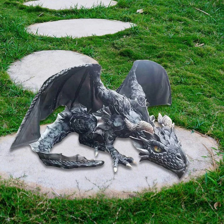 Skanto | Crouching Dragon Guardian Statue