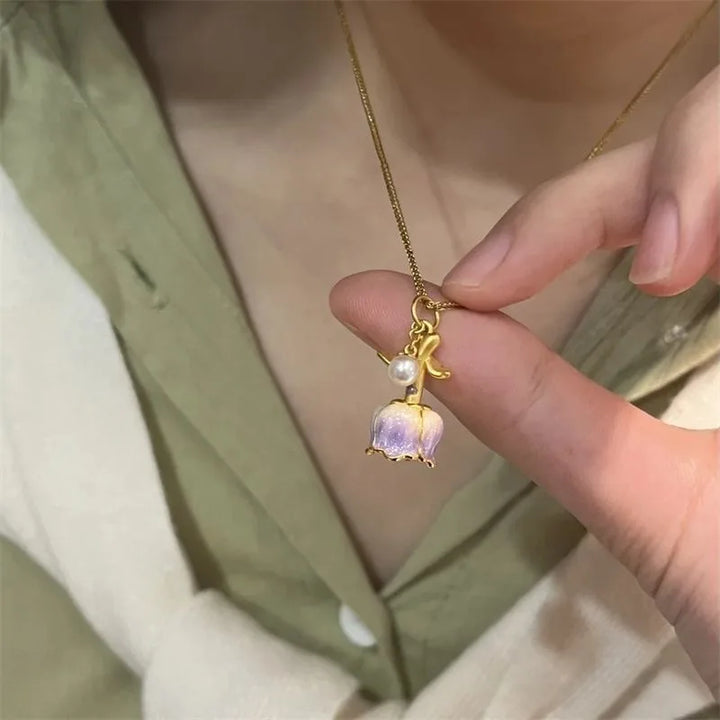Skanto | Elegant Rose Halskjede Charm