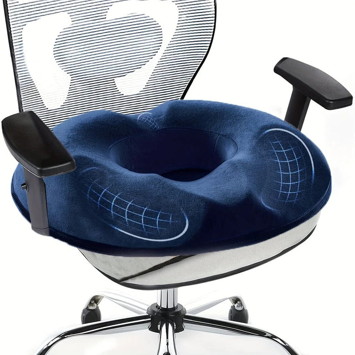 Skanto | Ergonomisk Minne Skum Donut Pute for Halebeinsstøtte