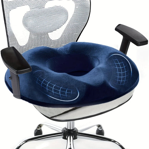 Skanto | Ergonomisk Minne Skum Donut Pute for Halebeinsstøtte