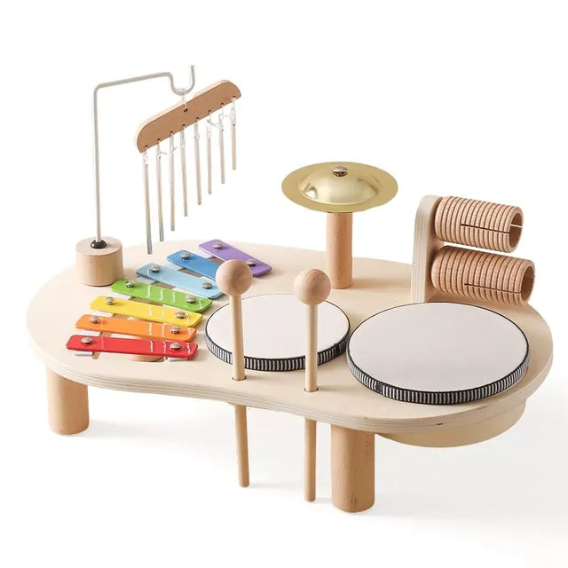 Norvo | Tre Baby Musikkinstrumenter | Stimuler Kreativitet - Perfekte Montessori Leker