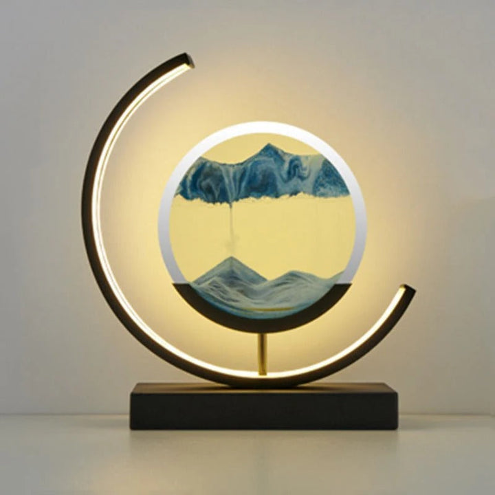 Skanto | 3D Timeglass LED-lampe, fengslende sandkunst for hjemmedekorasjoner