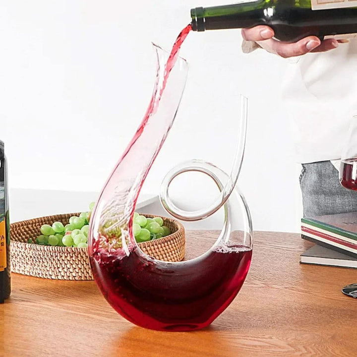 Skanto | Elegant Snurrende Vinluftingskaraffel for Aeration og Servering