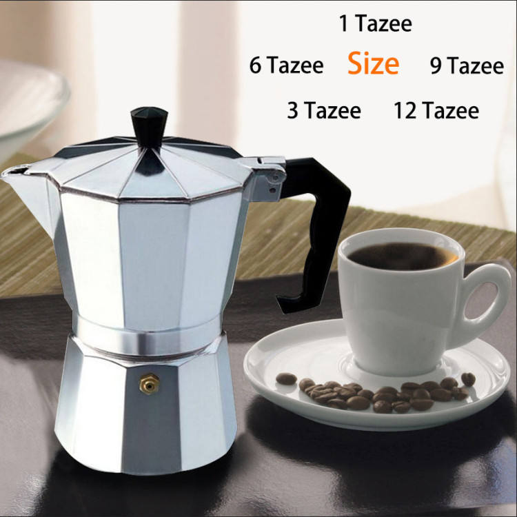 Skanto | Klassisk italiensk espresso-maskin for komfyren - 12 kopp moka-gryte