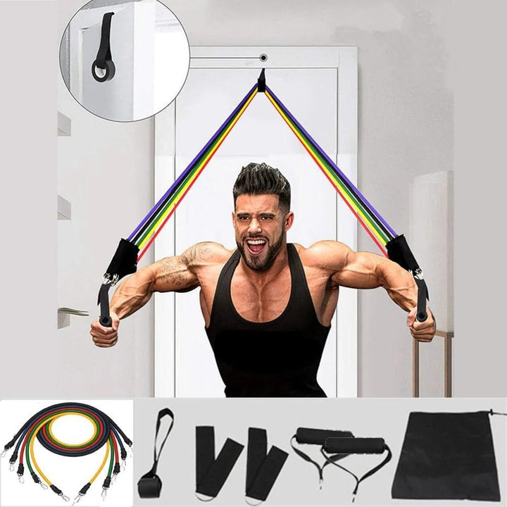 Skanto | Hjemme Fitness Motstandsbånd 12 stykk Sett