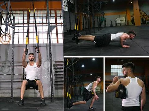 Trainingsgurte für das Heimfitnessstudio