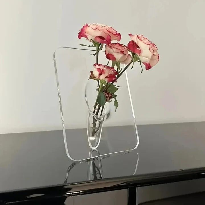 Skanto | Moderne akryl bilde ramme blomster vase