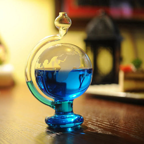 Wettervorhersageflasche aus Glas, Barometer