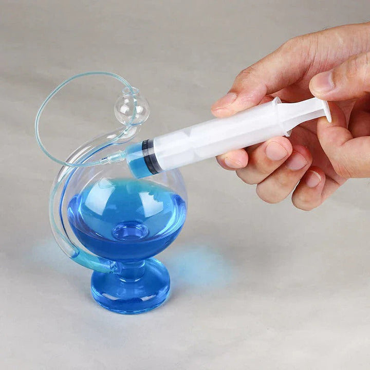 Wettervorhersageflasche aus Glas, Barometer