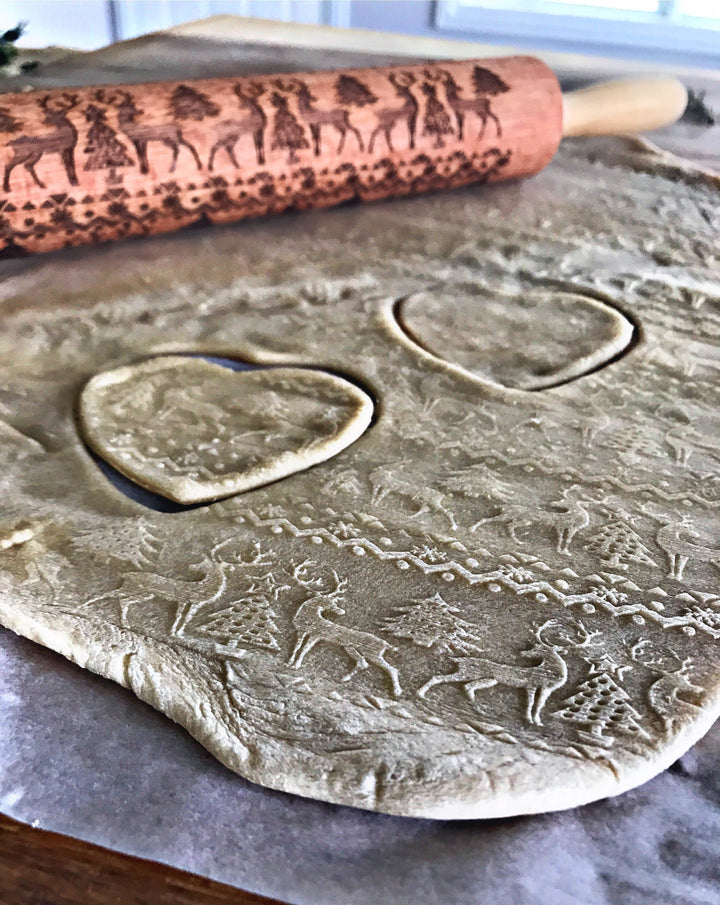 Embossed Holiday Rolling Pins | Skanto