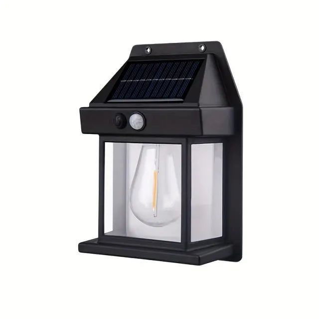 Skanto | LuminGlow Solcellevegglampe: Dimbar Eleganse