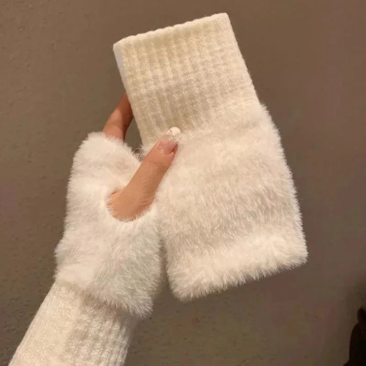 Skanto | Unisex Fleece Fingervotter – Varme, Myke og Fungerende