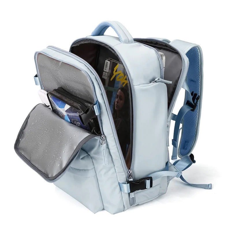Skanto | TrekVault Vanntett Ryggsekk: 25L Tyverisikker Design med Laptoprom