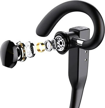 Skanto | Trucker Dual Mic Wireless Bluetooth 5.1 Støydempende Headset/Ørepropp