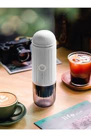 Selvoppvarmende bærbar elektrisk espressemaskin med USB-C-lader for malt kaffe og NS-kapsler Skanto
