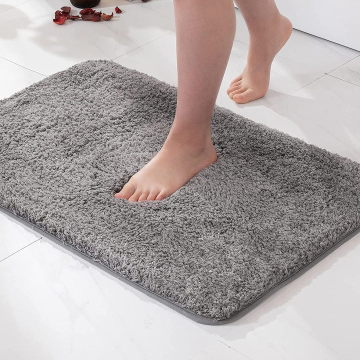 Skanto | Antiskli Bade Mat Hurtigtørkende Mikrofiber 50 x 80 cm Luksus Komfort Sikkerhet
