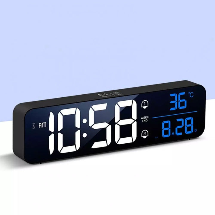 Smart Digital LED Musikk Alarm Temperatur Klokke | Skanto
