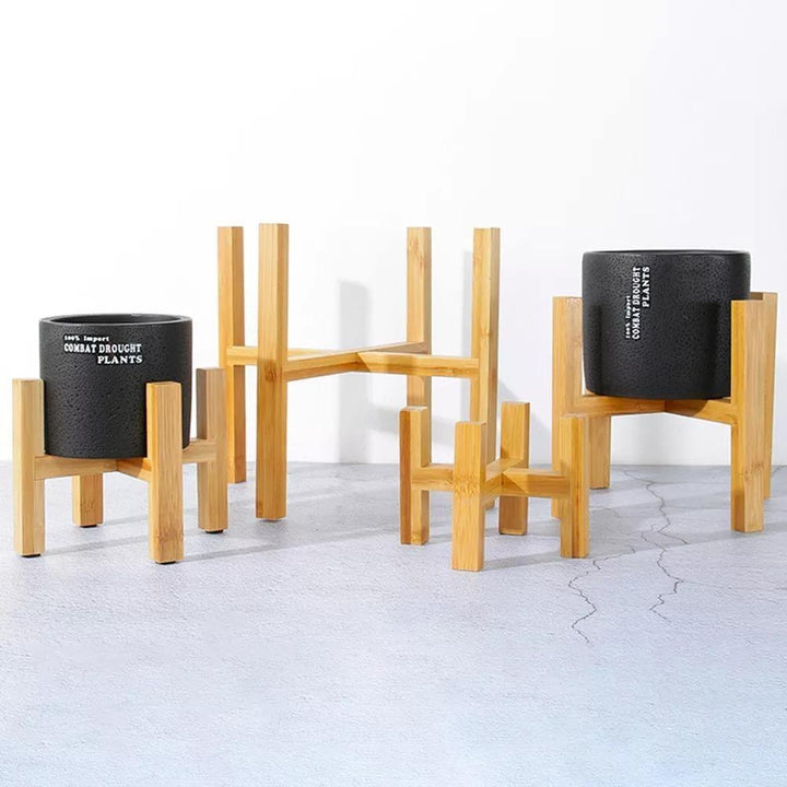 Skanto | BambooElevate Plantebord laget av bambustrær | Justerbart & Stabilt | Perfekt for innendørs bruk