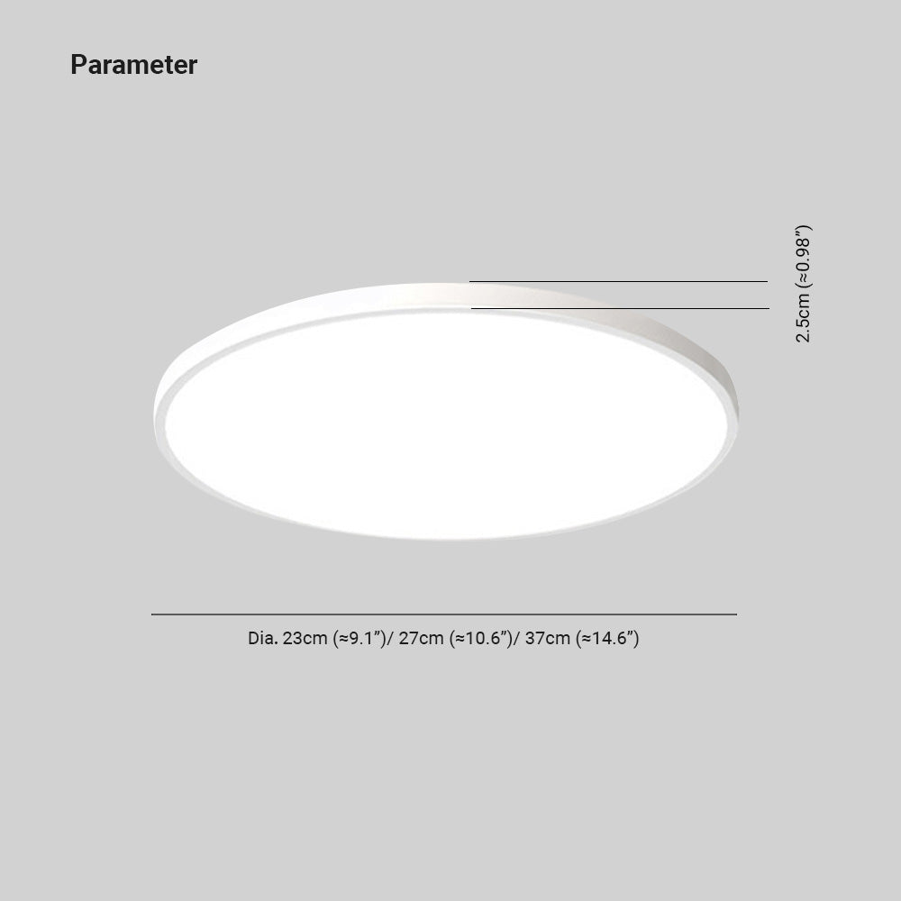 Skanto | Takbelysning Moderne LED Rund Metallarmatur