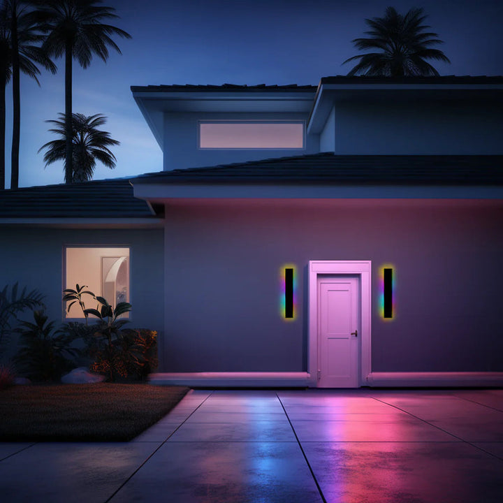 Elegant utendørs LED vegglampe | Skanto
