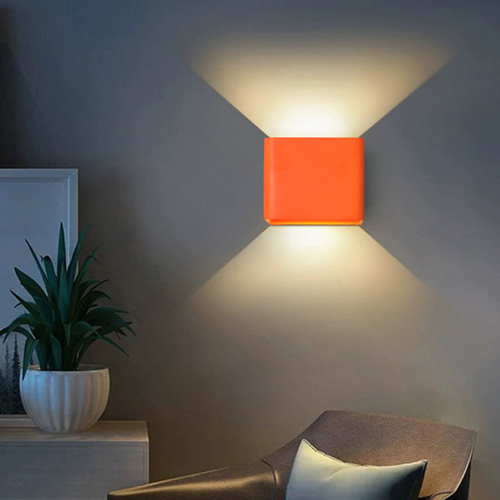 Imogen Moderne firkantet vegglampe
