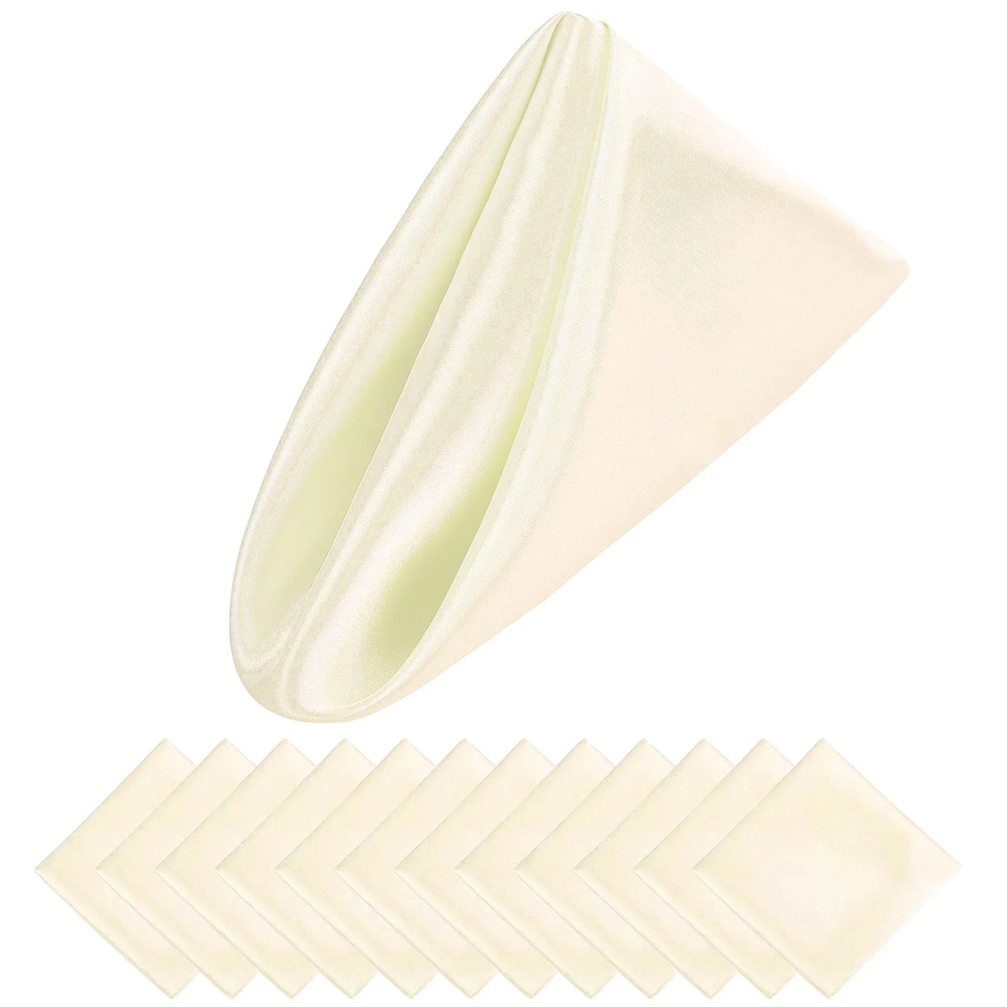 Norvo | Sett med 12 satengservietter mønster luksuriøs borddekorasjon