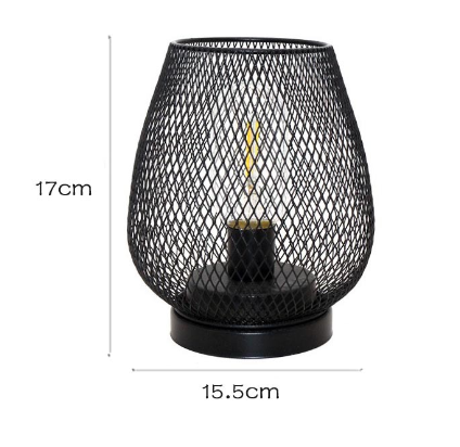 Skanto | AuroraMesh Bordlampe Sett – Industriell Stil med Varm Ambient Belysning