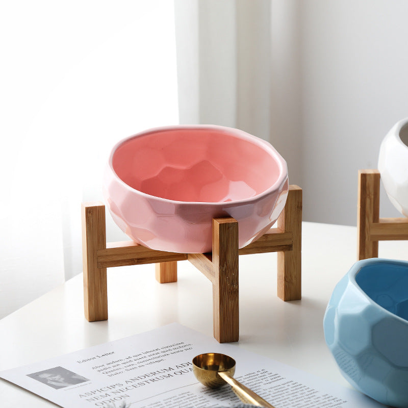 Ergonomisk hevet kjæledyrmatbolle Skanto