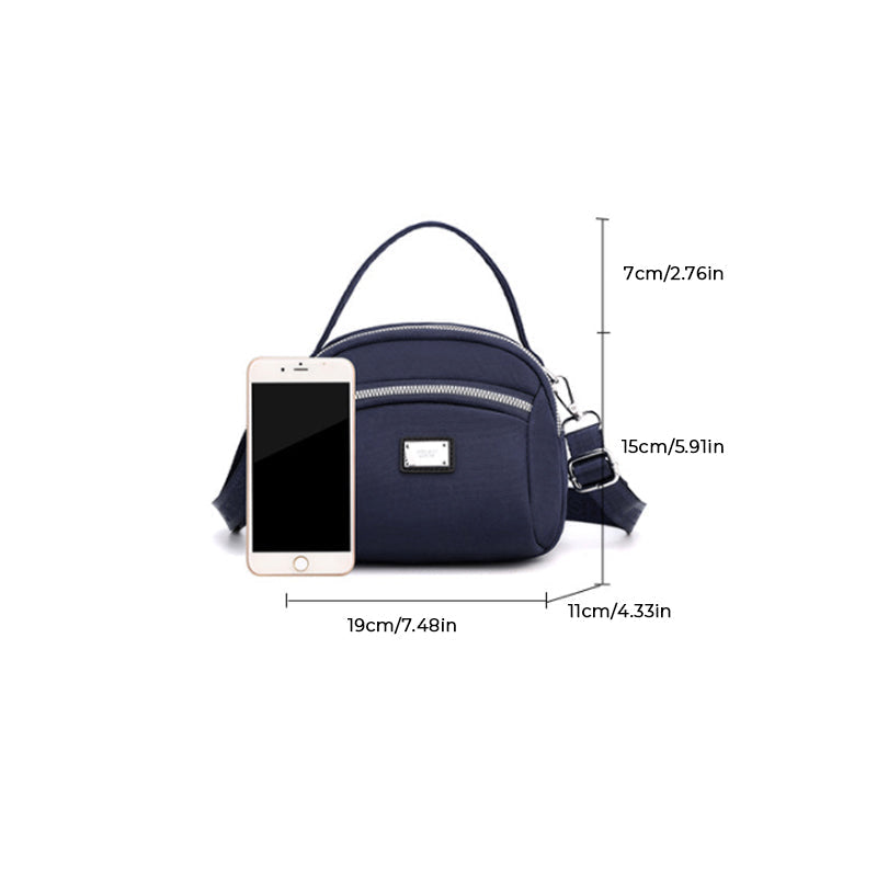 Skanto | Lys solid nylon skulderveske
