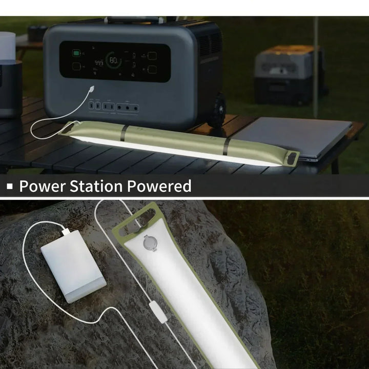 Skanto | Oppblåsbar Solenergi LED Tube Lys - LumiGlow Pro
