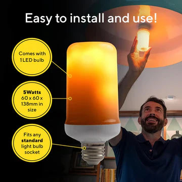 Skanto | LED Flammeeffekt Lyspæren