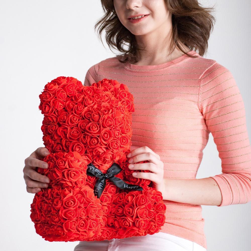 Skanto | Rose Teddybjørn den Perfekte Valentinsgaven