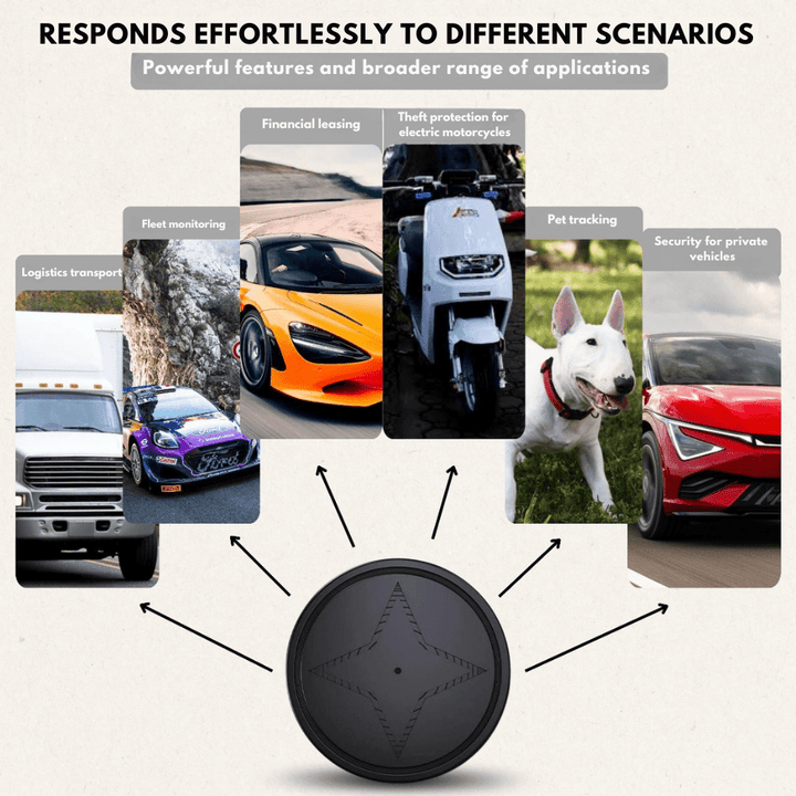 Skanto | TRACELOCK – Kompakt GPS Tracker med magnetisk feste og lang batterilevetid