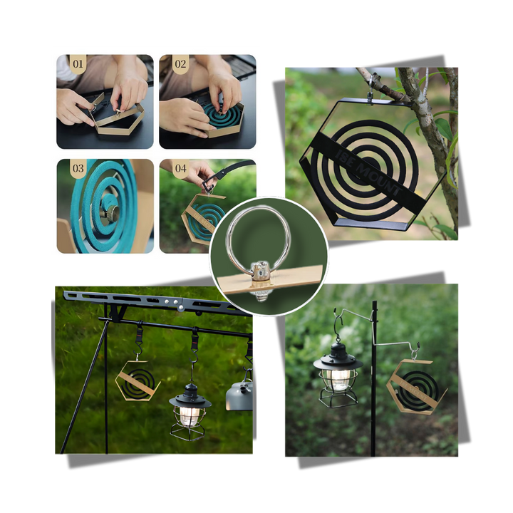 Myggspiralholder Av Jern
