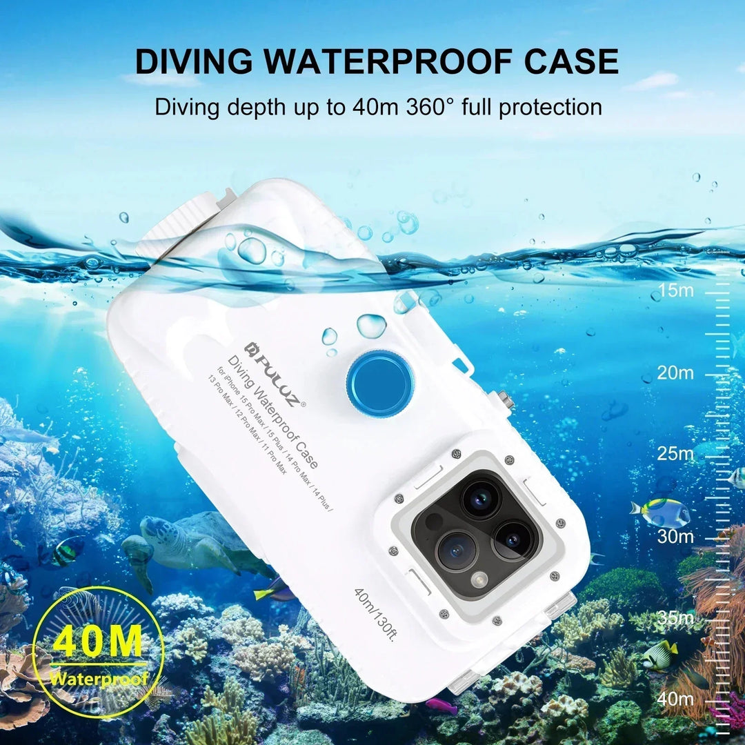 Skanto | 40 Meter Forseglet Vanntett iPhone Etui