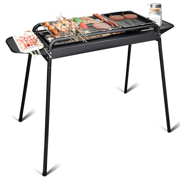 Høydejusterbar utendørs grill med kull | Skanto