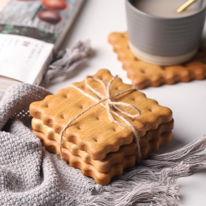 CookieCoasters - Treunderlag med Unik Design Skanto